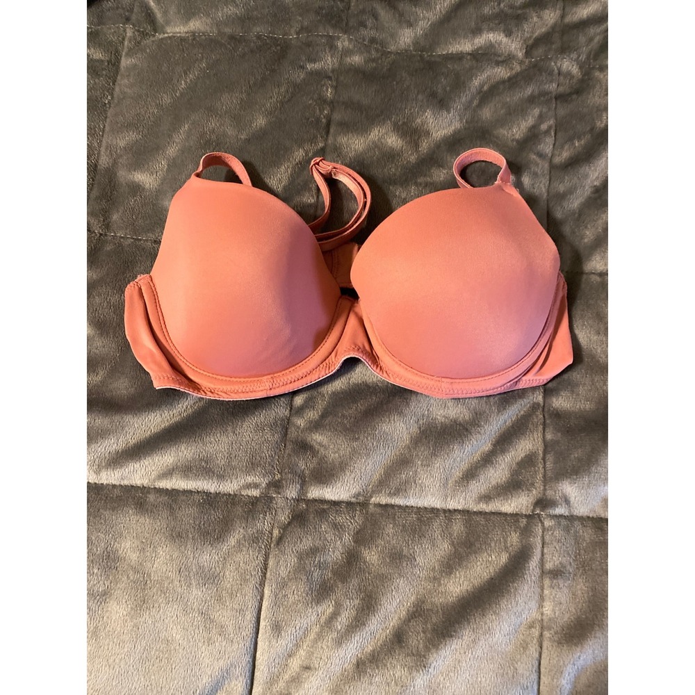Victorias Secret PINK Wear Everywhere T-Shirt Bra Dusty Rose Underwire 34B
0323